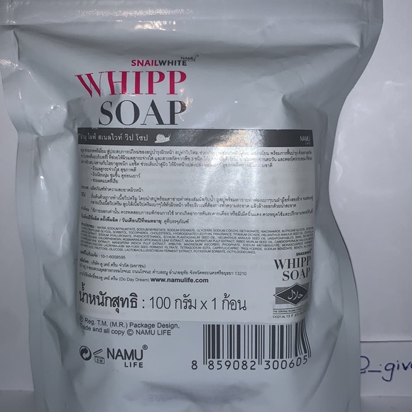 Snail White Whipp Soap 🧼 w/ Net For Foam Brighten - Picture 3 of 13